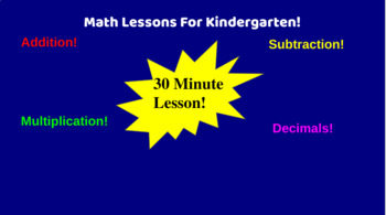 Preview of Math Operations Lesson For Elementary Students