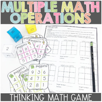 Preview of Math Operations Puzzler (Order of Operations) (Fact Fluency)