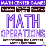 MATH CENTER GAME - Math Operations (Multiply, Divide, Add,