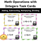 Integers (Adding, Subtracting, Multiplying, Dividing) Task