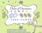 Math Order of Operation Task Cards (PEMDAS rules!)