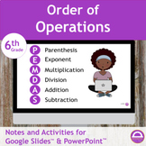 Math Order of Operations Notes and Activities