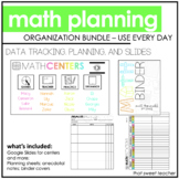 Math Organization and Planning Pack | Editable in Power Point