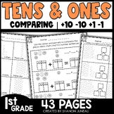 Place Value Tens and Ones Worksheets | plus 10 minus 10 Worksheets