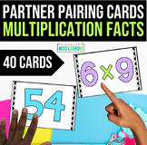 Math Partner Pairing Cards for Matching Students - Multipl