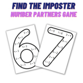 Math Partners Card Game (partners of 5, 6, 7, 8, 9, 10)