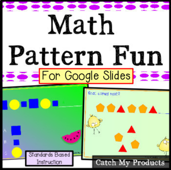 Preview of Math Pattern Fun for Google Slides