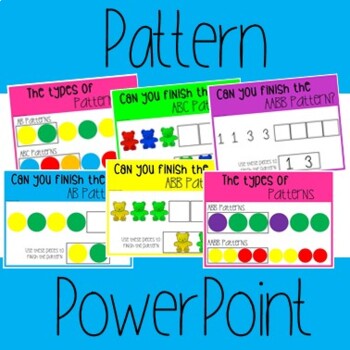 Preview of Math Pattern PowerPoint