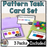 Linking Cubes Pattern Task Cards | Math Center by Cozy in Kindergarten