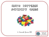 Math Patterns Activity Cards