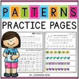 Math Patterns Worksheets For Kindergarten And First Grade