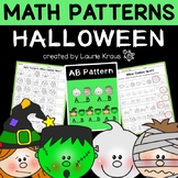 Math Patterns Worksheets Halloween