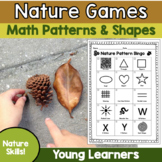 Spring Nature Game: Nature Math Patterns and Shape Sheet (