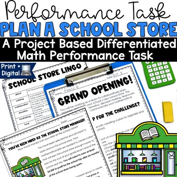 Preview of End of the Year Math Project Fun Review SBAC Test Prep 3rd 4th 5th Grade