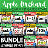 Math & Phonics Fall Apple Orchard Movement & Brain Breaks 