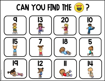 Hide & Seek Game for Kindergarten & First Grade - Rhody Girl Resources