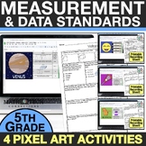 Digital Math Pixel Art 5th Grade Math Review Measurement M