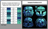 Math Pixel Art - Comparing Fractions Math Fluency Activity