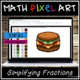 Math Pixel Art - Simplifying Fractions