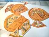 Math Pizza Fractions Set - Montessori Educational 3D Paper