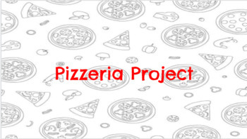 Preview of Math Pizza PBL - Decimal, Fraction, Groups of Multiplication 