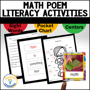 Preview of Math Poem Reading Comprehension and Sight Words