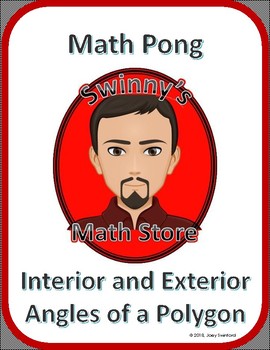 Math Pong Measures Of Interior And Exterior Angles Of A Polygon
