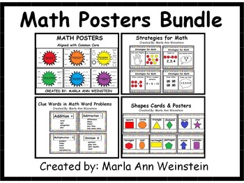 Preview of Math Posters Bundle
