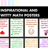 Math Posters - Inspirational and Witty Posters - Bulletin Board