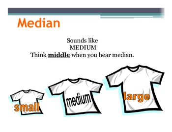 Preview of Math Posters:Mean, median, mode, range (30 Posters)
