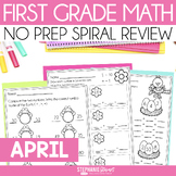 First Grade Math Review Worksheets April