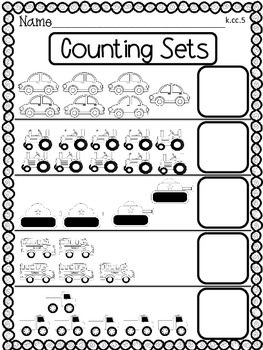 math practice pages countingcomparing sets to 10 by arayababys kinders