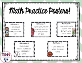 Math Practice Posters (Kid Friendly)