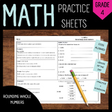Math Practice Rounding Numbers | 4th Grade | Homework | Re