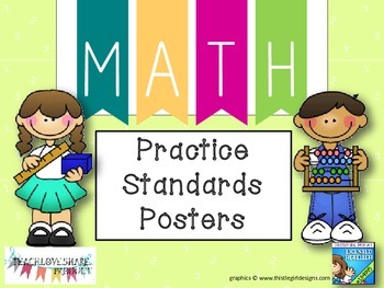 Preview of Math Practice Standards Posters/Strips