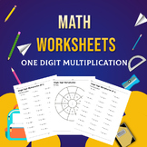 Math Practice Worksheets - Multiplication Single Digit