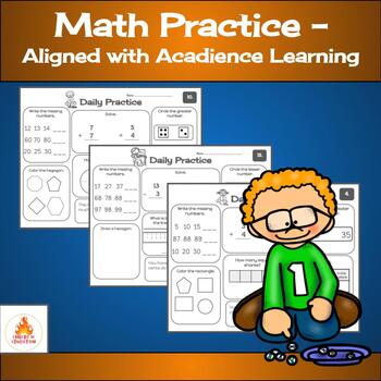 Preview of Math Practice and Activities - Aligned with Acadience Learning