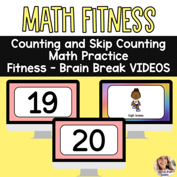 Preview of Math Fitness Counting and Skip Counting Practice Videos