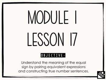 Preview of Math Presentation for Google Slides™ - 1st Grade Module 1 Lesson 17