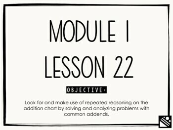 Preview of Math Presentation for Google Slides™ - 1st Grade Module 1 Lesson 22
