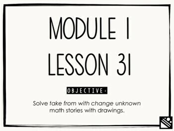 Preview of Math Presentation for Google Slides™ - 1st Grade Module 1 Lesson 31