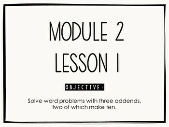 Preview of Math Presentation for Google Slides™ - 1st Grade Module 2 Lesson 1