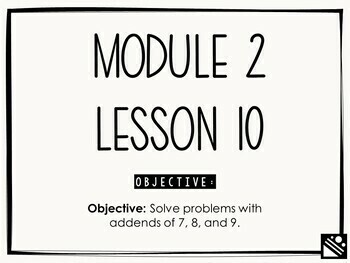 Preview of Math Presentation for Google Slides™ - 1st Grade Module 2 Lesson 10