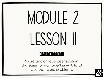 Preview of Math Presentation for Google Slides™ - 1st Grade Module 2 Lesson 11