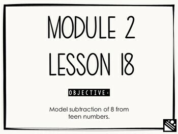 Preview of Math Presentation for Google Slides™ - 1st Grade Module 2 Lesson 18