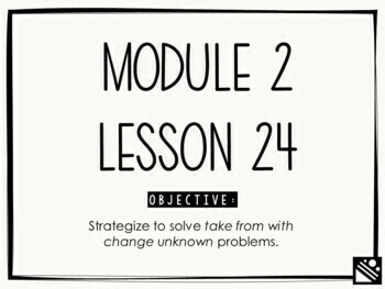 Preview of Math Presentation for Google Slides™ - 1st Grade Module 2 Lesson 24