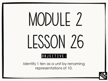Preview of Math Presentation for Google Slides™ - 1st Grade Module 2 Lesson 26