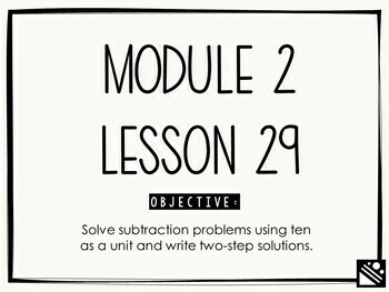 Preview of Math Presentation for Google Slides™ - 1st Grade Module 2 Lesson 29