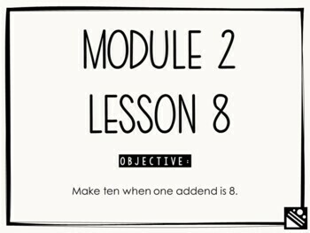 Preview of Math Presentation for Google Slides™ - 1st Grade Module 2 Lesson 8