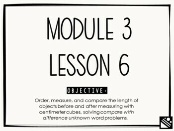 Preview of Math Presentation for Google Slides™ - 1st Grade Module 3 Lesson 6